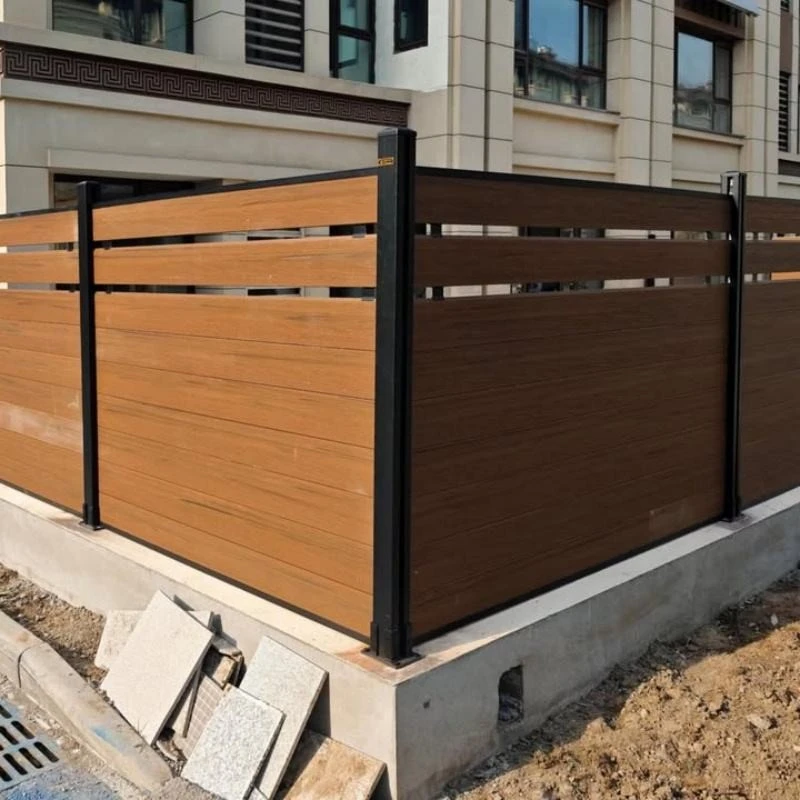 Co-extruded Plastic Wood Fence factory