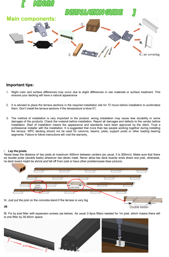 Garden composite decking Garden composite decking