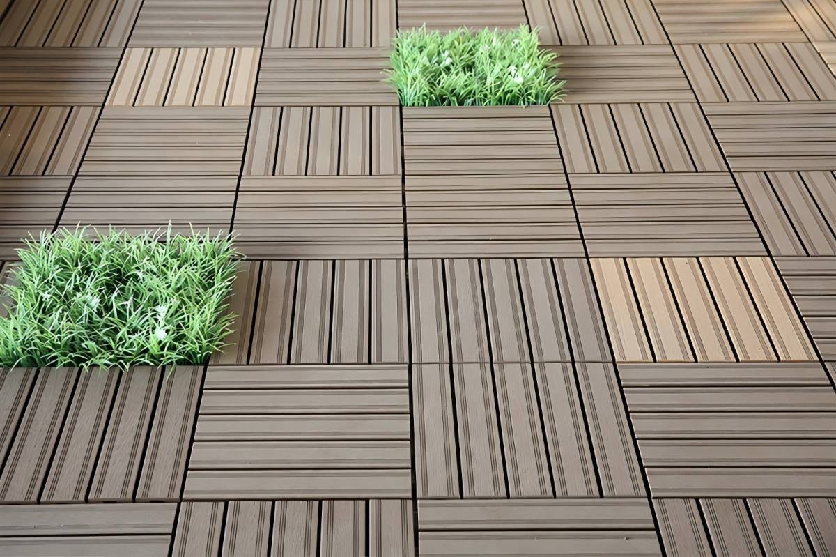 WPC decking tile WPC decking tile