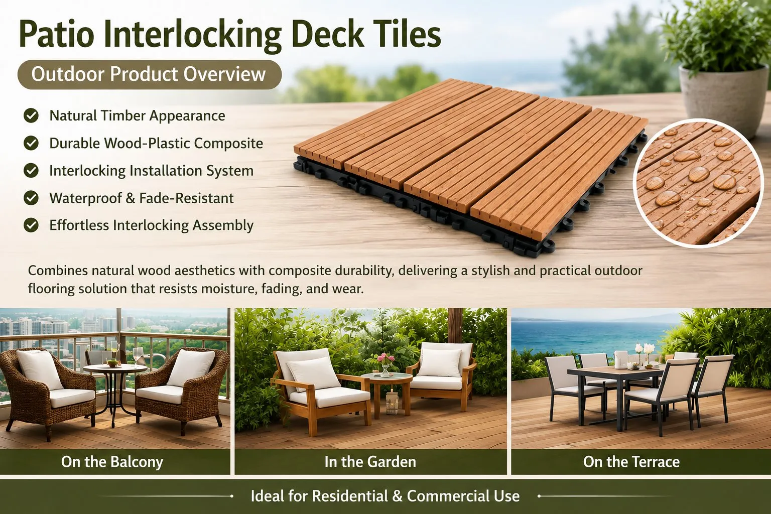 WPC Deck Tile WPC Deck Tile